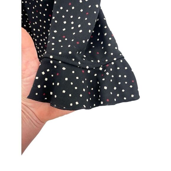 Motherhood black blouse white polka dots - Picture 4 of 11